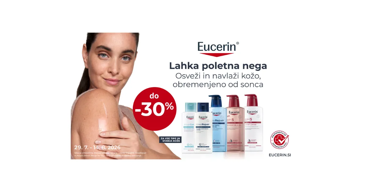 Eucerin nega telesa do -30%
