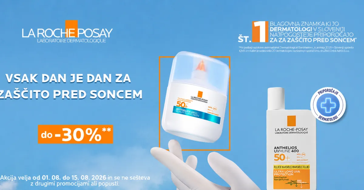 LaRoche Posay Anthelios (cela linija) do -30%