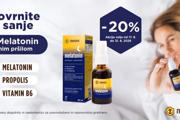 MEDEX - Melatonin ustno pršilo -20%