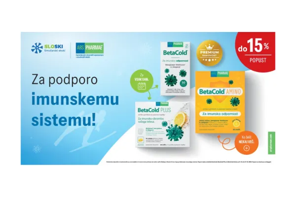BetaCold (za podporo imunskemu sistemu) - do-15 %