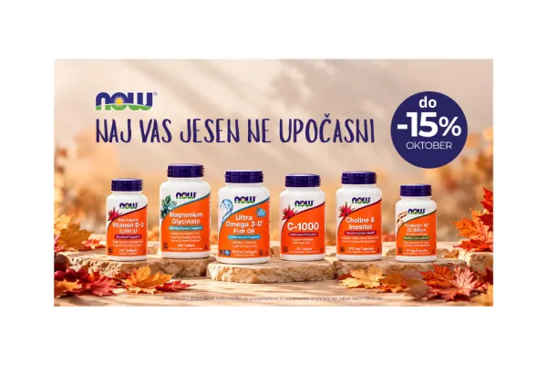 NOW (vsi izdelki) do -15 %